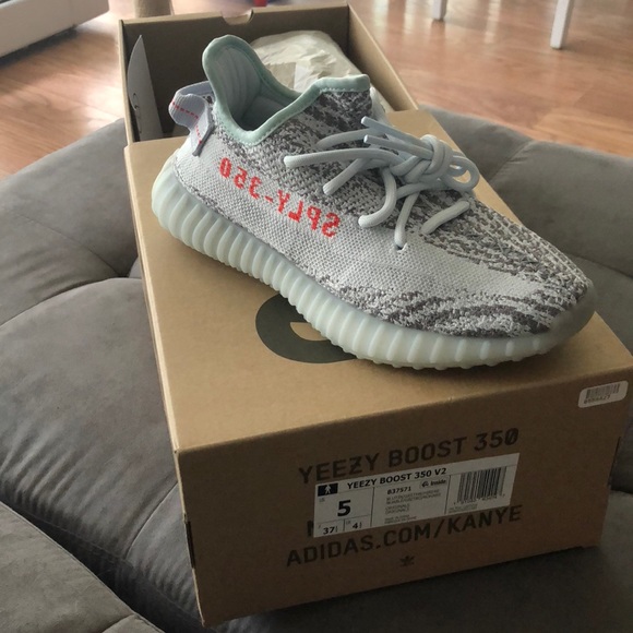 Buy Top Fashion Adidas yeezy boost 350 v2 blue zebra